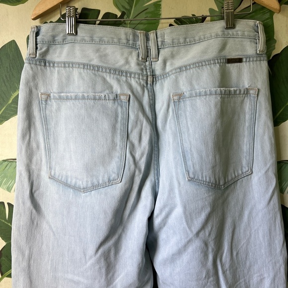Kancan 90s High Rise Distressed Wide Leg Jeans Size 11/29 Light Wash - Picture 13 of 16